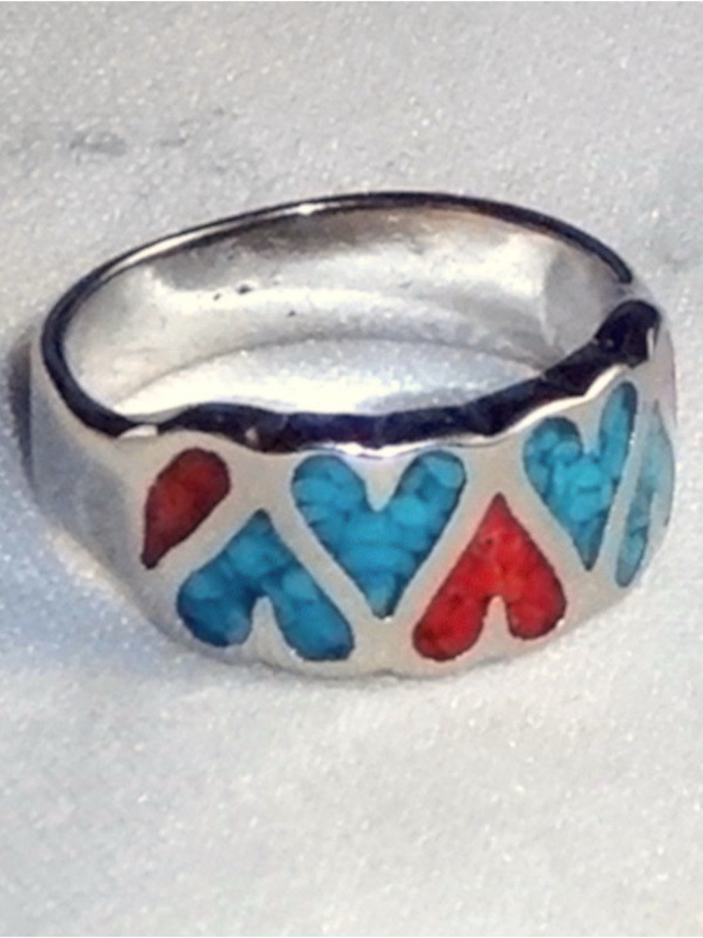 Vintage Silver Heart Ring